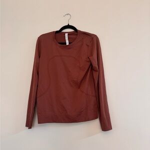Lululemon Swiftly relaxed Long Sleeve Shirt- Amber Orange